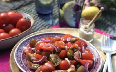 Warmer Tomatensalat!